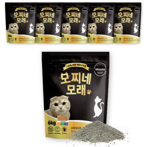 모찌네모래 무향 소디엄 벤토나이트 6kg x 6EA