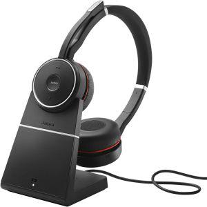 Jabra 자브라 Evolve 75 UC 무선 헤드셋 Link 370