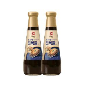 CJ 백설 프리미엄 전복굴소스 350g x 2개 (원산지_상세설명에 표시)