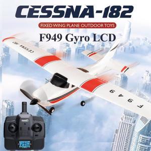 WLtoys LCD 버전 RC 비행기 24G F949 Cessna 182 3D6G 3Ch 고정 날개 비행기 야외 드론 RTF 자이로스코프