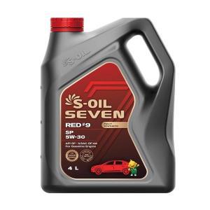 [제이큐]S-OIL RED SP 가솔린엔진오일 7 9 5W-30 4L 4개 1박스