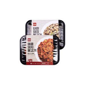 제주 매콤 불고기 500g+단짠 불고기 500g(총1Kg) 돼지불고기 양념불고기