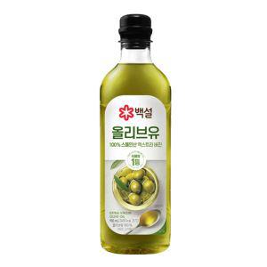 백설 압착 올리브유 900ml x 1개