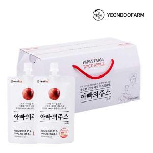 [연두팜] 아빠의주스 사과즙 100ml 20개입 한박스