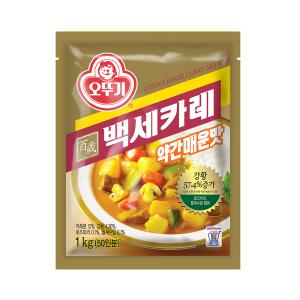 오뚜기 백세카레 약간 매운맛 1kg 1개