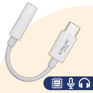 알파믹 ALT096 USB C타입 입력 출력 변환 젠더 커넥터 Cto3.5 고해상도 청음 사운드카드