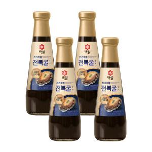 백설 프리미엄전복굴소스 350g, 4개