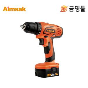 아임삭 AD314R 충전드릴 14.4V 2.0AH 2팩 2단속도조절 충전드라이버드릴