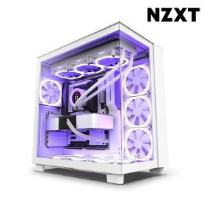 NZXT H9 Flow 미들타워 PC케이스 (Matte White)