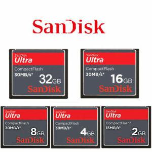 SanDisk CF 카드 4GB 8GB 16GB 컴팩트 플래시 30 Mb/s 메모리 카메라 용 니콘