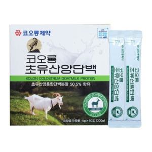 코오롱제약 산양유 초유단백질분말 5gx60포(300g) 헬스보충제 어른분유