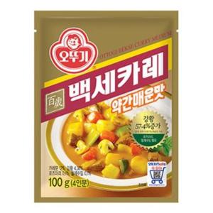 오뚜기 백세카레 분말 약간매운맛 100g x 5개