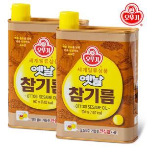 오뚜기 옛날 참기름 900ml 2개