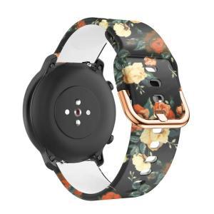 Garmin Venu Sq/Sq 음악 스마트 워치 밴드용 프린트 실리콘 스트랩 Amazfit Bip S Lite GTS Haylou LS02 Co