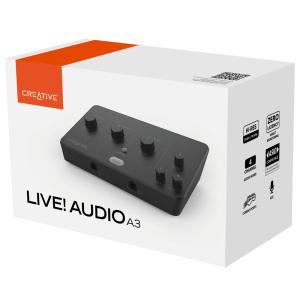 [ ASUS TUF P1 패드 증 정 ] 크리에이티브 Live! Audio A3 / USB 오디오 인터페이스