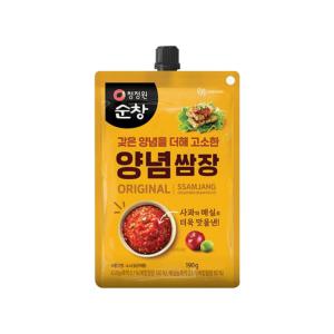 청정원 순창 양념쌈장 190g x 3개 여행용 휴대용 간편개별포장