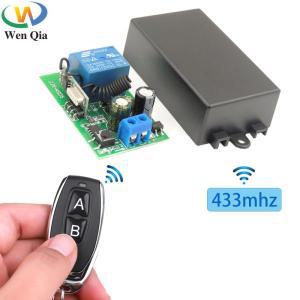 433 MHz 220V 무선 원격 제어 스위치 ONOFF 버튼 110V 원격 제어 Rf 수신기 송신기 Led 조명 전구 DIY