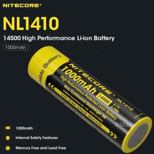 Nitecore 보호 리튬 충전식 14500 라이온 배터리, 1000mAh, 3.7V, Max2A, 회 사이클 판매