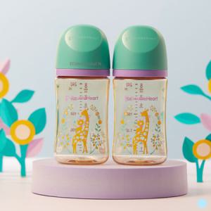 더블하트 모유실감 젖병 블루밍가든 160ml 트윈팩