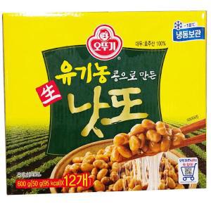 [코스트코 냉동] 오뚜기 유기농 낫또 (50g x 12개. 개별포장됨) 대용량 탕비실 집들이 자취