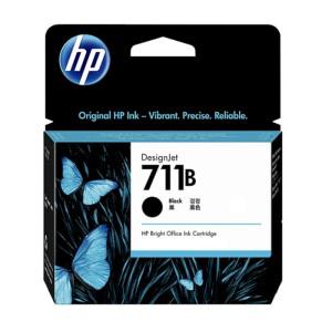 HP  3WX01A (711B) /구 CZ133A 검정 80ml  디자인젯 T120, T130, T520,  T525, T530 대용량