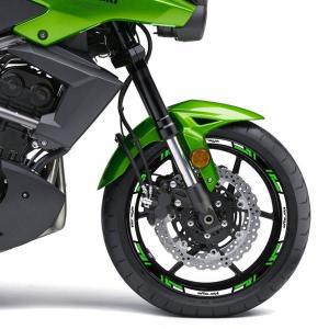 오토바이 Versys 액세서리 형 데칼 림 650 반사 스트라이프 휠 허브 Kawasaki Versys 스티커 1000 내부 테