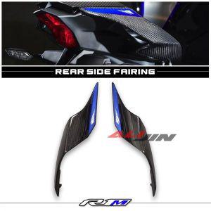 오토바이 카울 100% 리얼 드라이 카본 리어 테일 필리온 시트 사이드 패널 페어링 야마하 YZF R1M YZFR1 R1