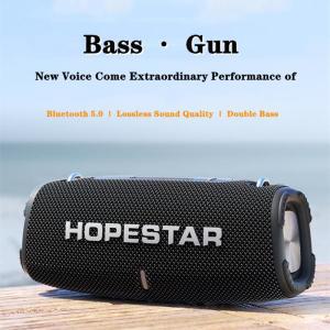 HOPESTAR H50 무선 TWS 페어링 40W 고출력 사운드 박스 야외 휴대용 블루투스 스피커 방수 서브 우퍼 3D 서