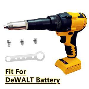 무선 리벳 너트 건 드릴 인서트 자동 전동 공구 Dewalt 20V 배터리에  2.4-4.8mm