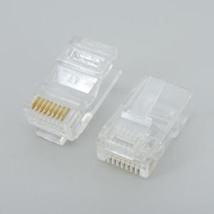 케이블 RJ-45 네트워크 모듈 크리스탈 플러그, 금도금 이더넷 커넥터, CAT-5, 5e, 8 코어, 10 개, 20 50 개