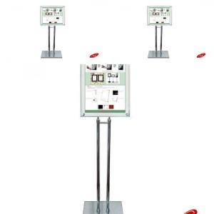 자석 포스터스탠드 ZP-M323C A3 크롬도금 카페배너 베너거치대 스탠드안내판