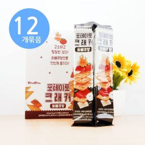 챠챠 포테이토 크래커 바베큐향 51g x12개