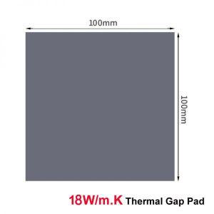 그래픽카드써멀패드 방열패드 고성능 CPU 방열판 그래픽카드 칩 브릿지 메모리 칩셋 열 패드 18WmK 100x100