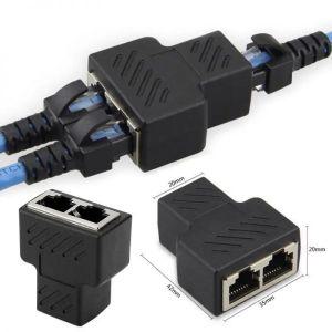 랜선분배기 인터넷 랜 분배기 1~2종 RJ45 이더넷 LAN 네트워크 연장 케이블 포트 어댑터 커넥터 티 헤드