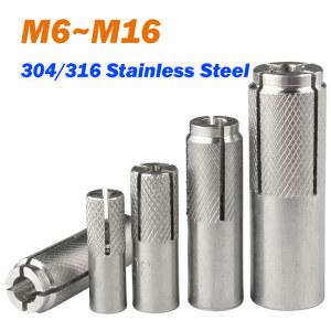 앵커 스틸 M12 블라스팅 M6 확장 304 316 나사 앵커 너트 M10 볼트 M16 스테인리스 버스트 푸시 M8 드롭 웨지