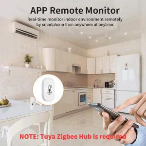 Tuya ZigBee 스마트 온습도 센서, 실내 습도계, 배터리 구동 지지대, 알렉사 구글 홈 음성 제어