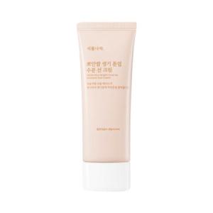 식물나라 뽀얀쌀 생기 톤업 수분 선 크림 100ml(SPF50+)