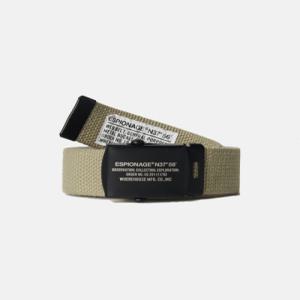 에스피오나지 Military Web Belt Black Buckle/Tan 20240826-03