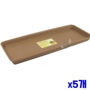 직사각 화분받침 40x16.5x2.7cm x5개 화분물받이 (WFBE78C)