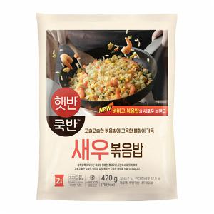 CJ제일제당 햇반쿡반 새우 볶음밥 420g 비비고볶음밥