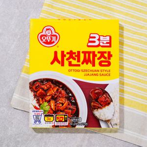 오뚜기 3분 매운 사천짜장 매콤 200g