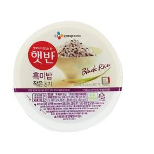 CJ제일제당 햇반 흑미밥 작은공기 130g 24개