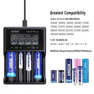 XTAR VC4 플러스 18650 충전기 USB 고속 AAA 배터리 21700