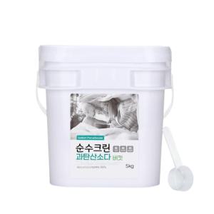 순수크린 과탄산소다 대용량5kg 버킷타입 세탁세제표백제