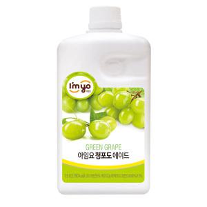 아임요 청포도 에이드 1.8kg/1.5L 1박스 6개