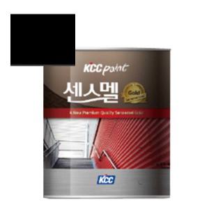 센스멜골드 에나멜 페인트 4L 흑색 무광 반광 유광  철재 부착력 은폐우수