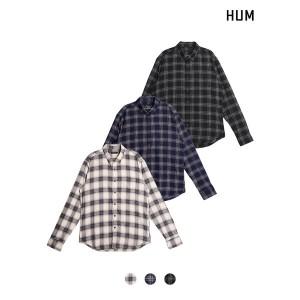 [하프클럽/HUM]남)단기모 체크 셔츠(FHNFCSL112P)