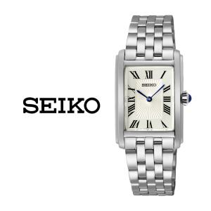 세이코 SEIKO 국내재고 화이트 스퀘어 여성 사각 메탈 손목시계 SWR083