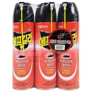 에프킬라 바퀴살충제 울트라 500ml x 3개 바퀴벌레약