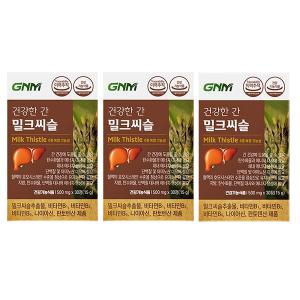 GNM자연의품격 건강한 간 밀크씨슬 500mg x 30정 3박스